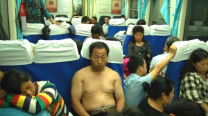 tren en china asiento duro